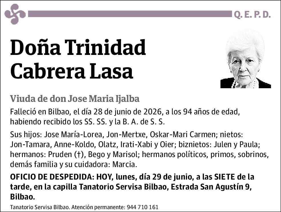 Trinidad Cabrera Lasa