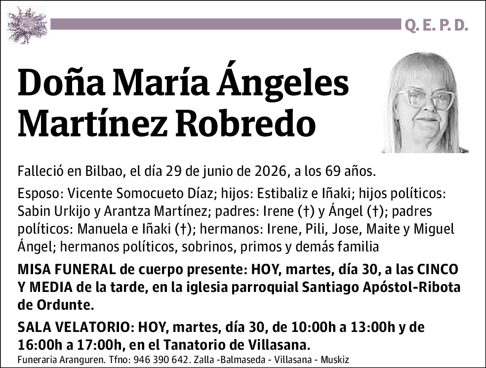 María Ángeles Martínez Robredo