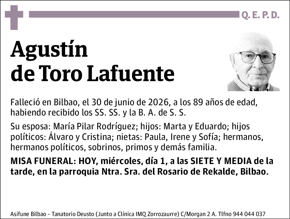 Agustín de Toro Lafuente