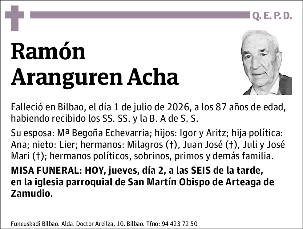 Ramón Aranguren Acha