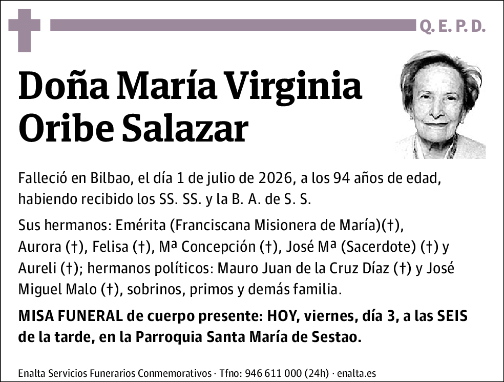 María Virginia Oribe Salazar