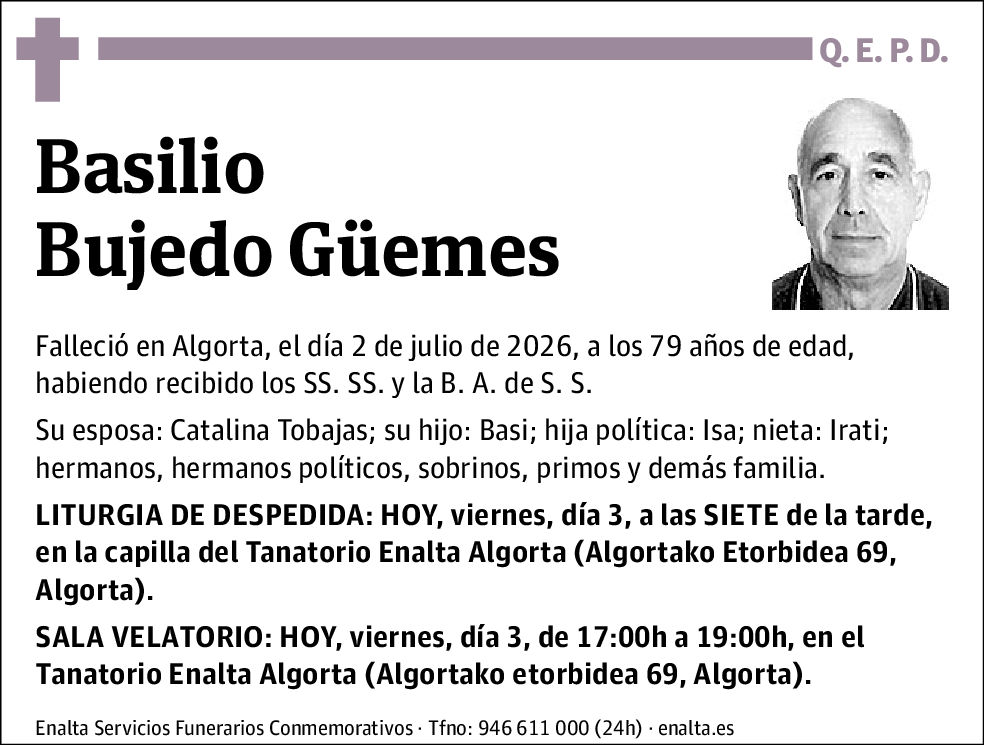 Basilio Bujedo Güemes