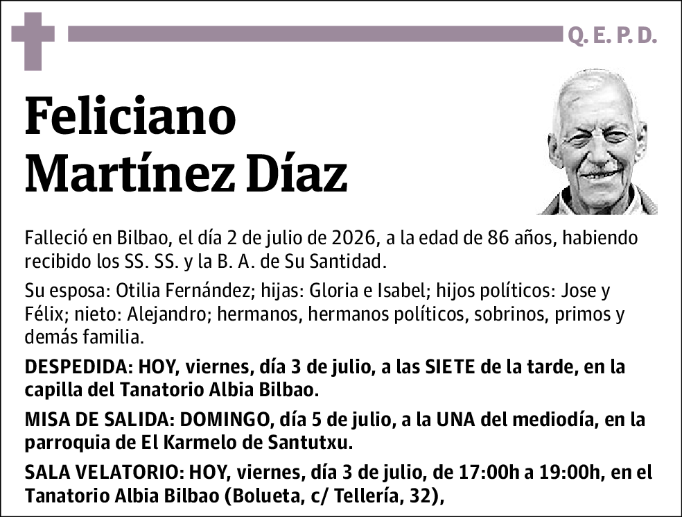 Feliciano Martínez Díaz