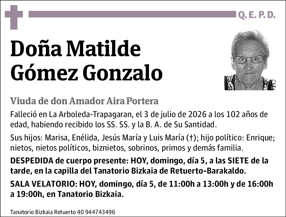 Matilde Gómez Gonzalo