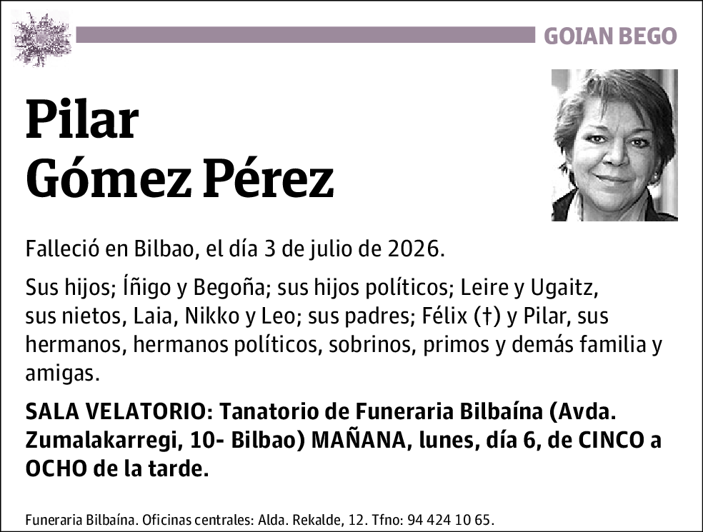 Pilar Gómez Pérez