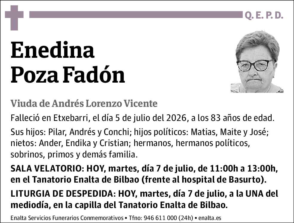 Enedina Poza Fadon