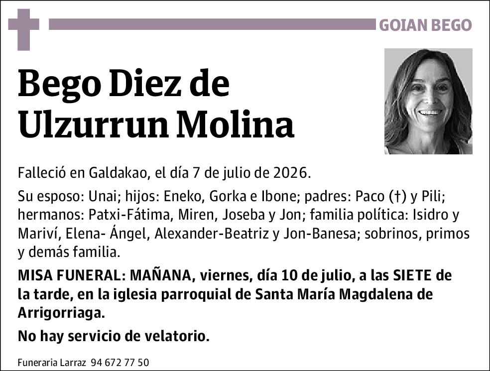 Maria Begoña Diez de Ulzurrun Molina