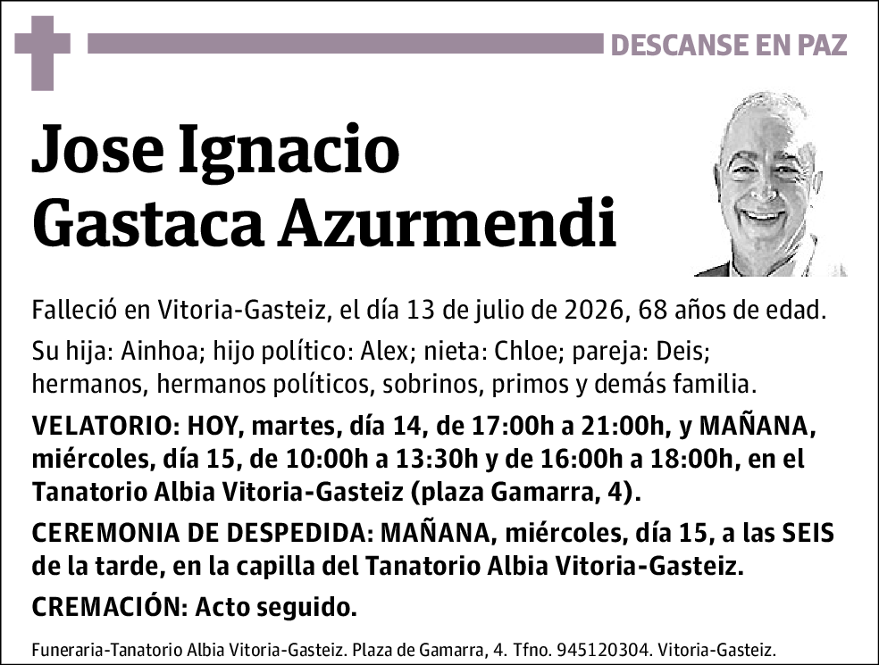Jose Ignacio Gastaca Azurmendi