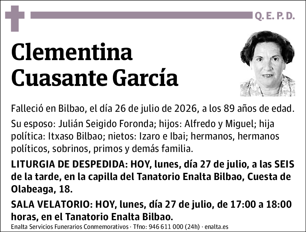 Clementina Cuasante García