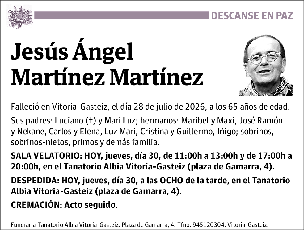 Jesús Ángel Martínez Martínez