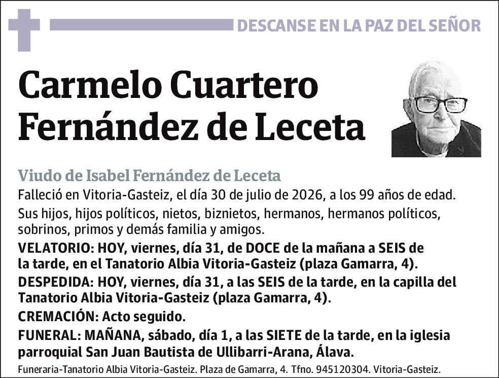 Carmelo Cuartero Fernández De Leceta