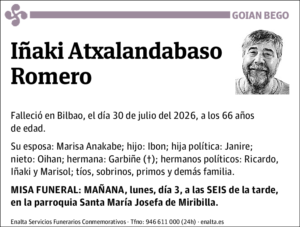 Iñaki Atxalandabaso Romero