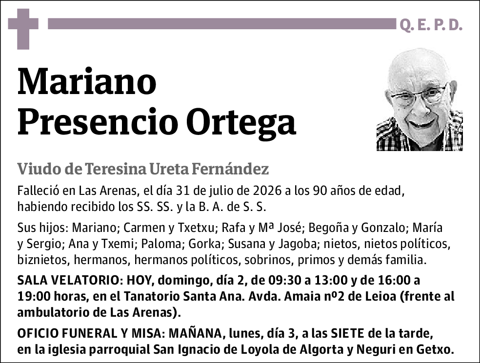 Mariano Presencio Ortega