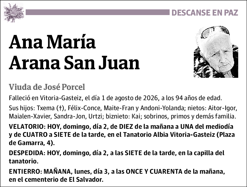 Ana María Arana San Juan