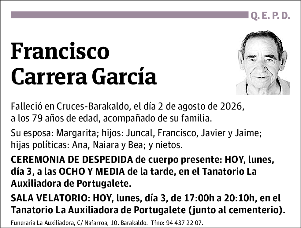 Francisco Carrera García