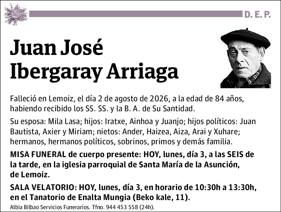 Juan José Ibergaray Arriaga