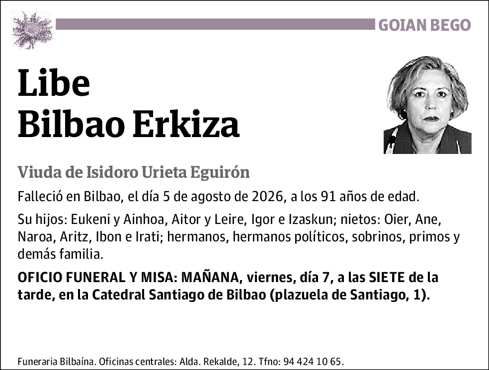 Libe Bilbao Erkiza