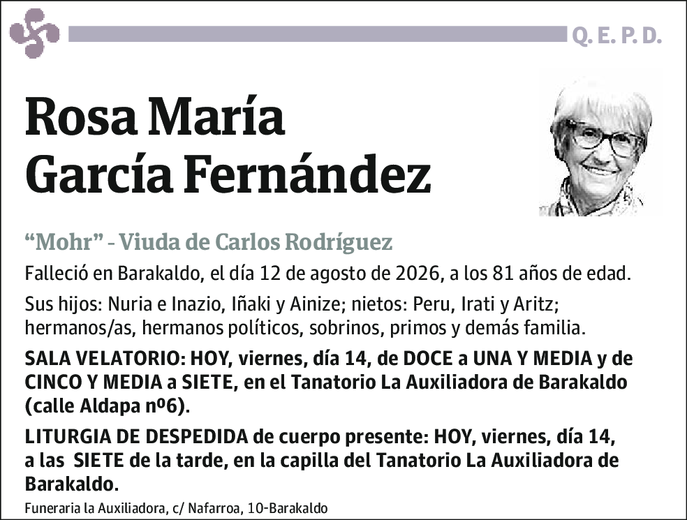 Rosa María García Fernández