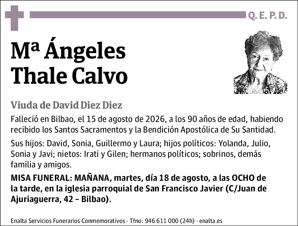 Mª Ángeles Thale Calvo