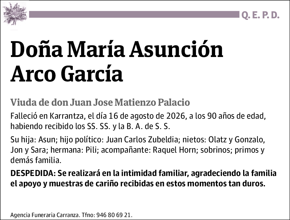 María Asunción Arco García