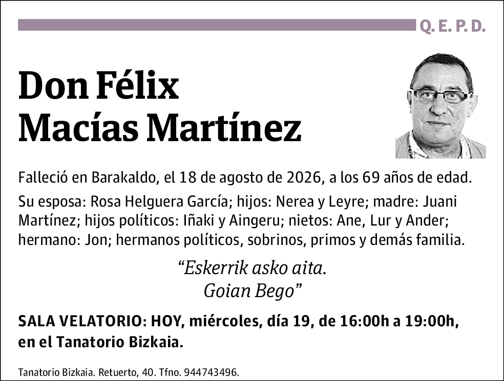 Felix Macias Martínez
