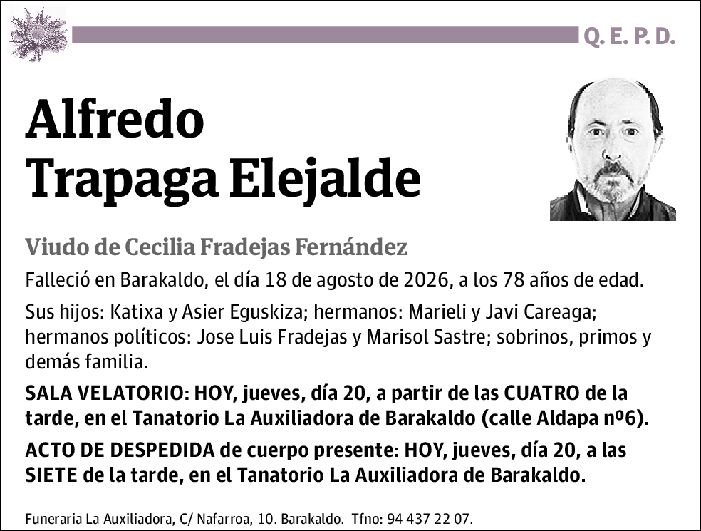 Alfredo Trapaga Elejalde