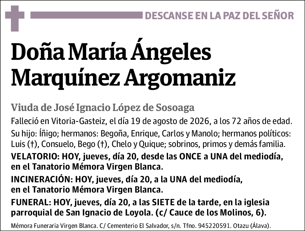 María Ángeles Marquínez Argomaniz
