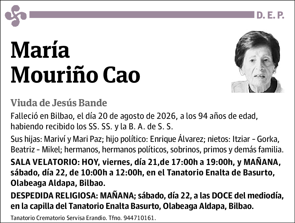María Mouriño Cao