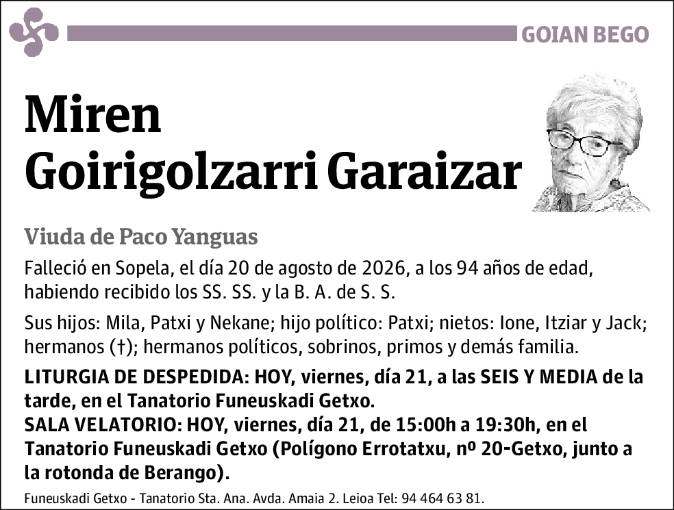 Miren Goirigolzarri Garaizar