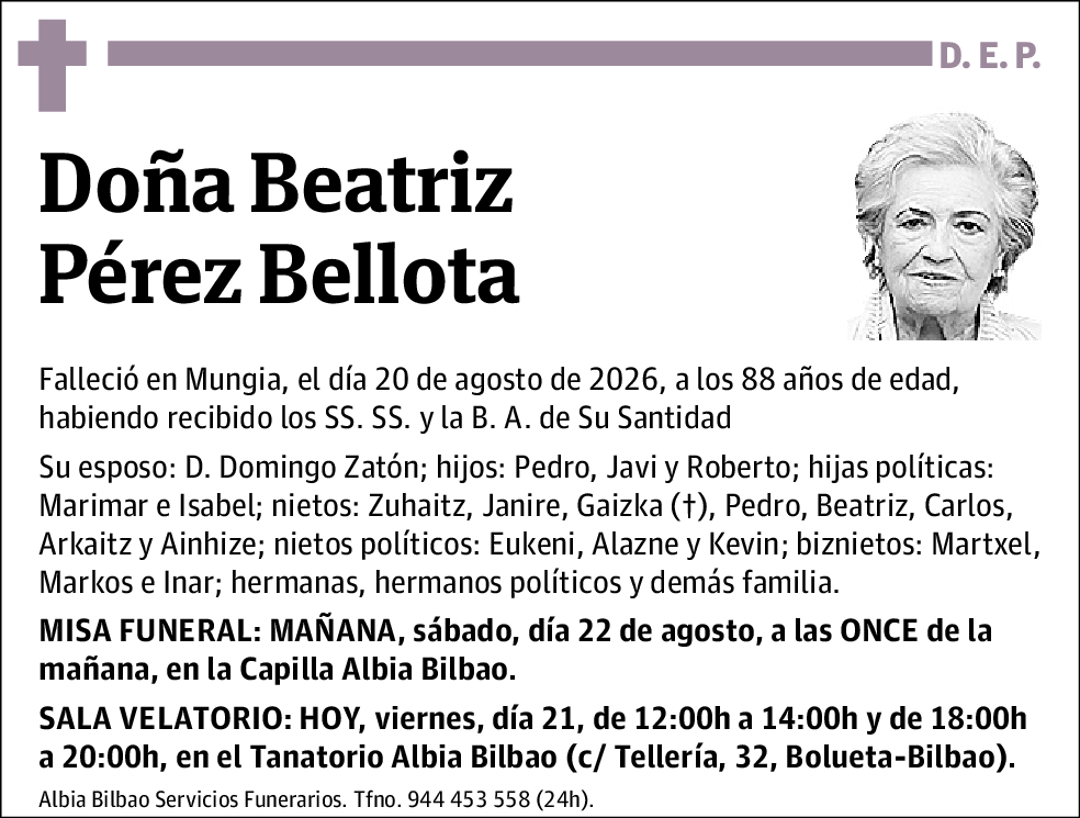 Beatriz Pérez Bellota