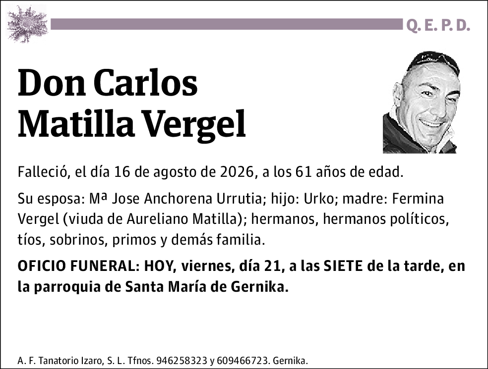 Carlos Matilla Vergel