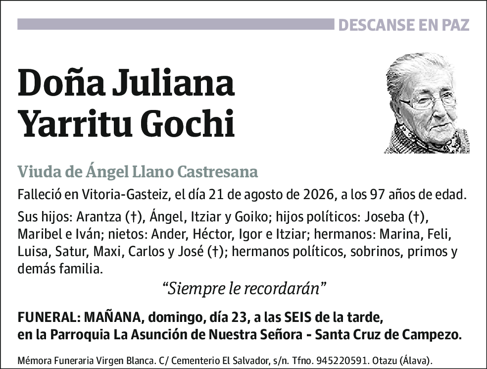 Juliana Yarritu Gochi