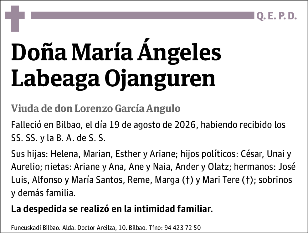 María Ángeles Labeaga Ojanguren