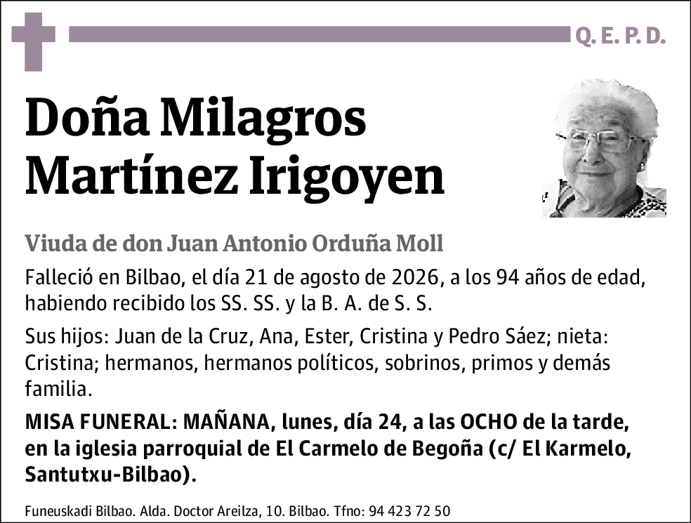 Milagros Martínez Irigoyen