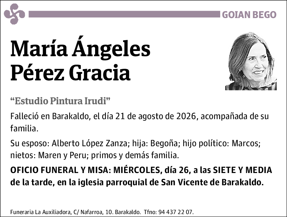 María Ángeles Pérez Gracía