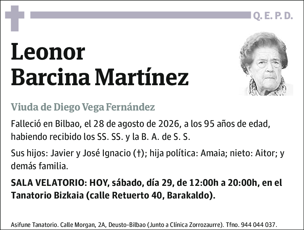 Leonor Barcina Martínez