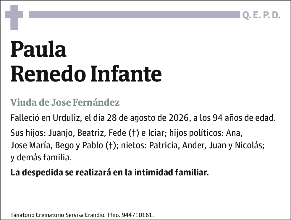 Paula Renedo Infante