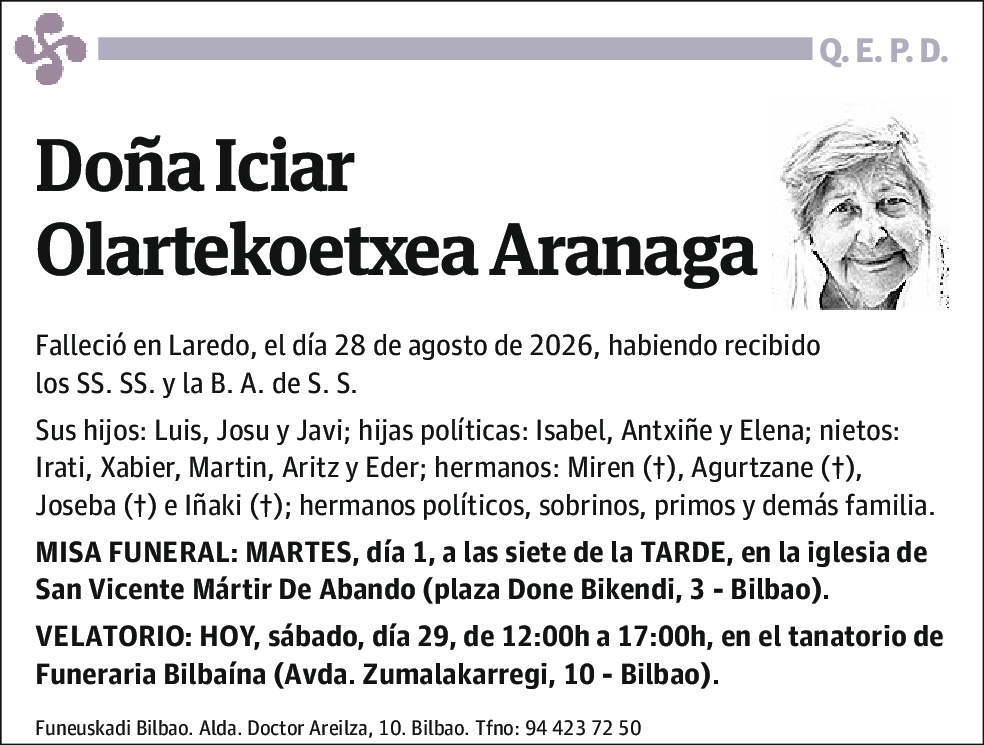 Iciar Olartekoetxea Aranaga