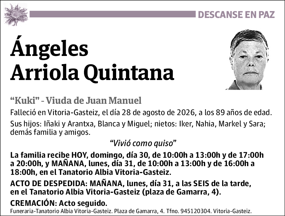 Ángeles Arriola Quintana