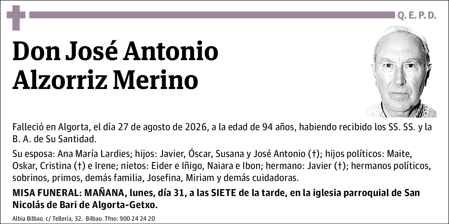 José Antonio Alzorriz Merino