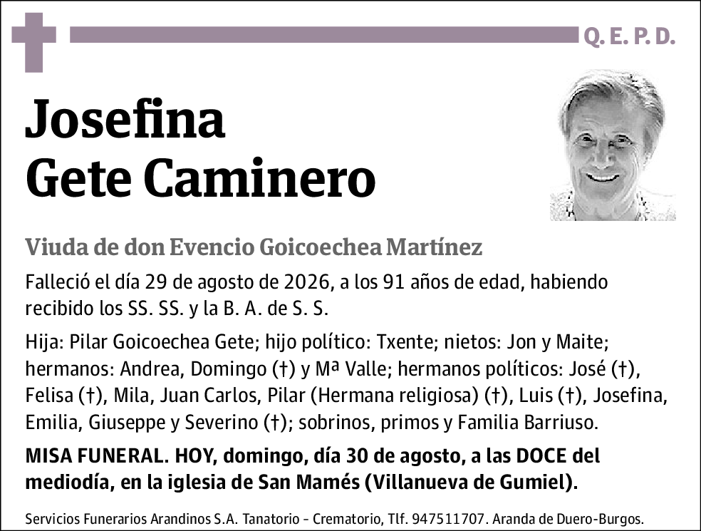 Josefina Gete Caminero