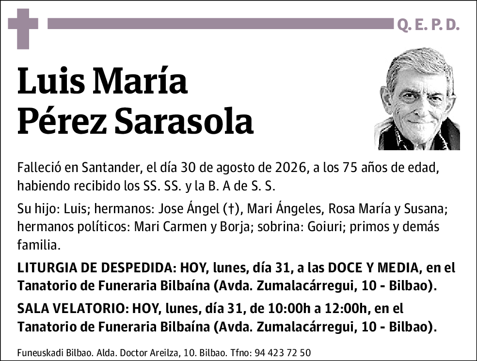 Luis María Pérez Sarasola