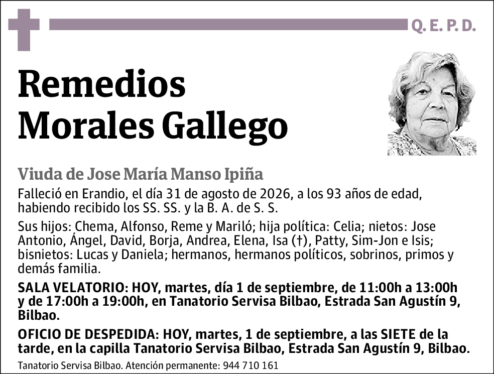Remedios Morales Gallego
