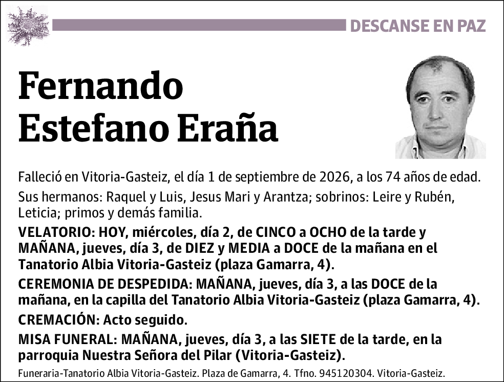 Fernando Estefano Eraña