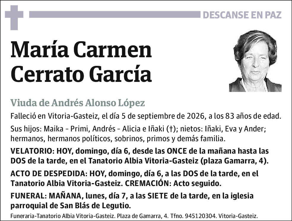 María Carmen Cerrato García