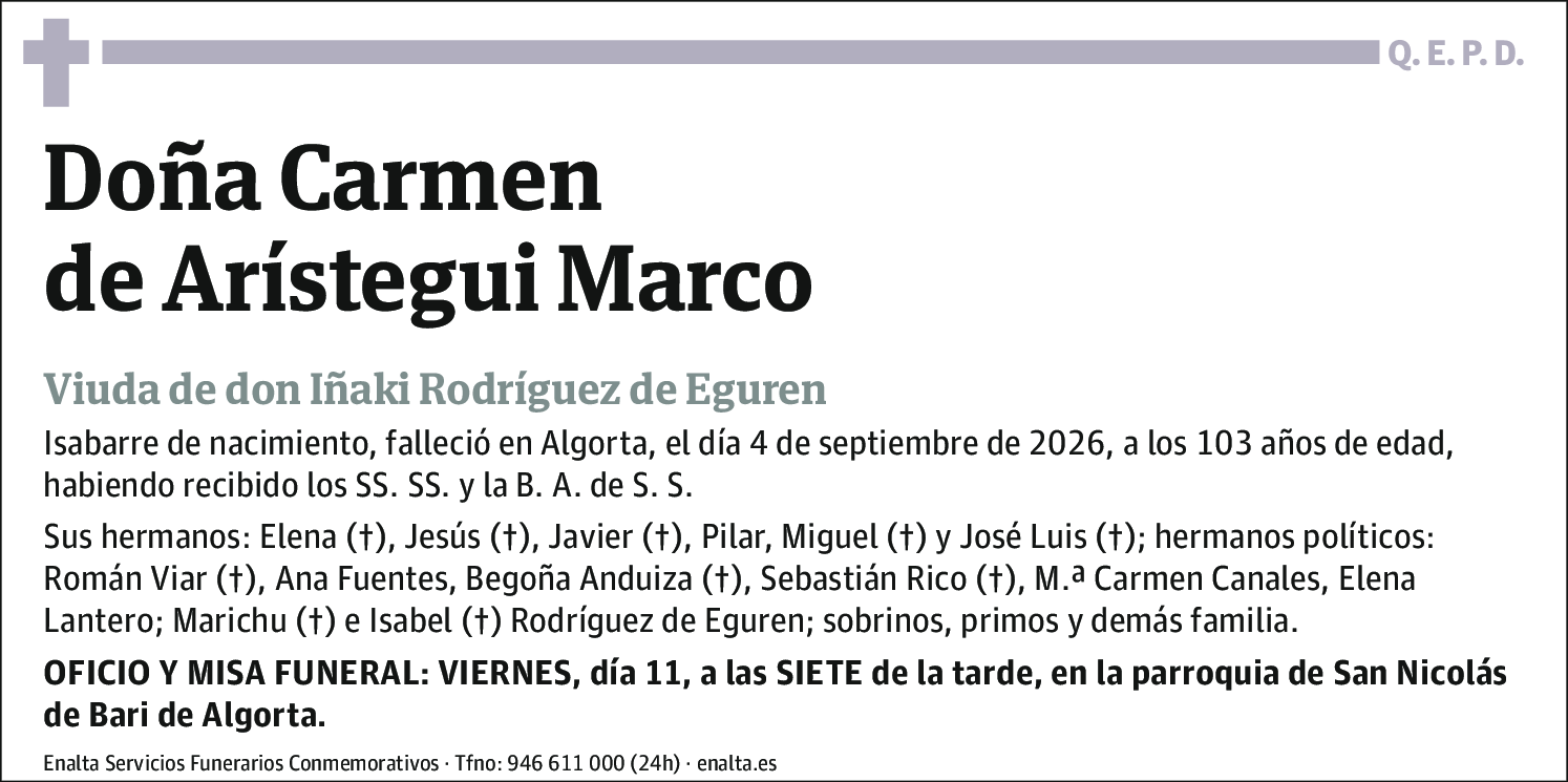 Carmen de Arístegui Marco