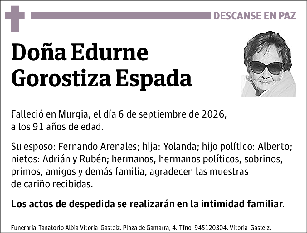 Edurne Gorostiza Espada
