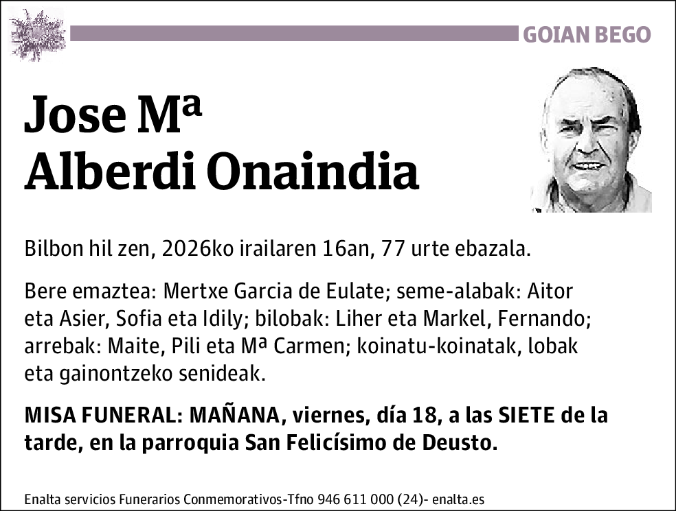 Jose Mª Alberdi Onaindia