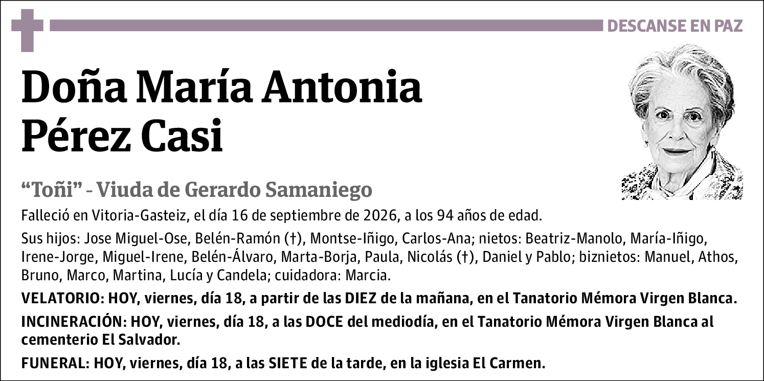 María Antonia Pérez Casi
