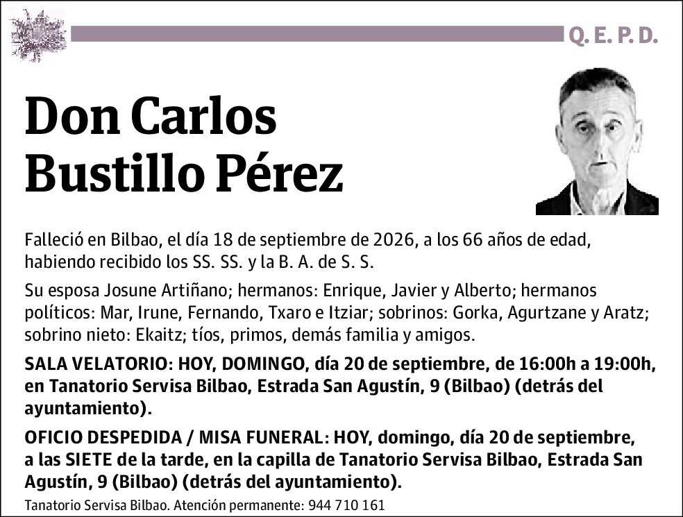 Carlos Bustillo Pérez